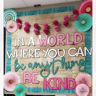 Be kind bulletin board...message for students | Classroom decor, Classroom, Classroom door