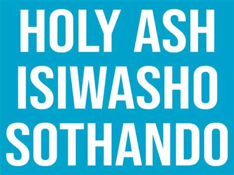 Holy ash isiwasho sothando: Holy Ash "umlotha wamandiya" women use it against men to make them ...