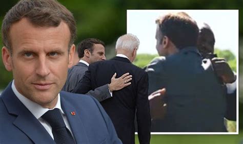 Emmanuel Macron 'bear-hugged' world leaders at G7 despite UK lectures ...