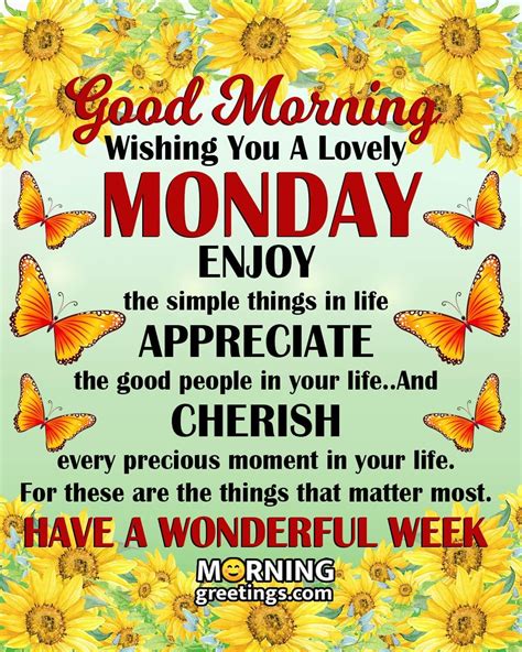 50 Best Monday Morning Quotes Wishes Pics - Morning Greetings – Morning ...