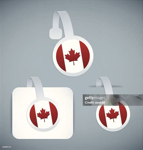 Canada Flag Stickers High-Res Vector Graphic - Getty Images