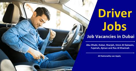 Driver Job Vacancies in Dubai 2023 | Experienced, Freshers can Apply