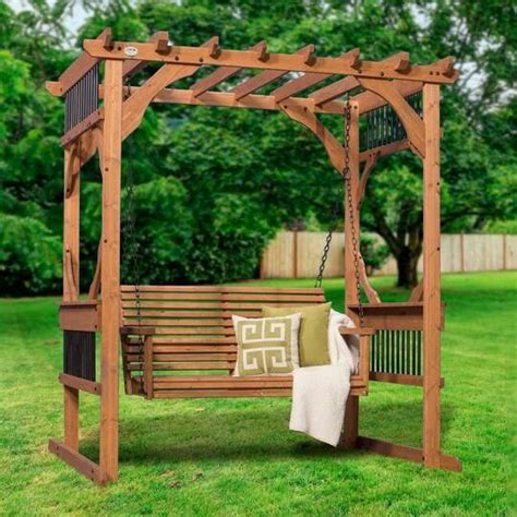 Pin by Dee Dee Busbee on Patio | Pergola, Pergola swing, Outdoor pergola