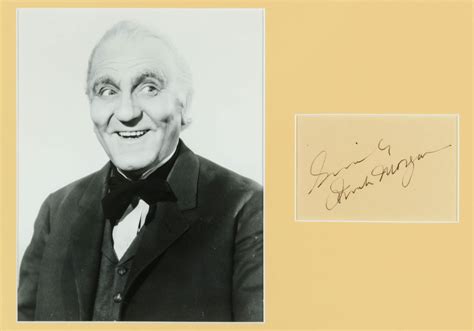 #8995: SIGNATURE OF ACTOR FRANK MORGAN, THE WIZARD OF OZ