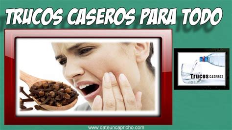 Clavo de olor para el dolor de muelas – Remedios caseros para el dolor de muelas. – Date un capricho