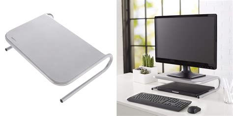 Rest your MacBook or monitor on this $11 AmazonBasics stand (37% off), more