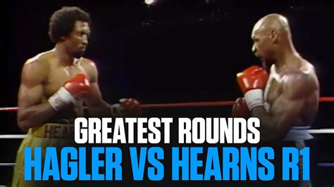 Marvin Hagler vs Tommy Hearns Round 1 | GREATEST ROUND OF BOXING | ON ...