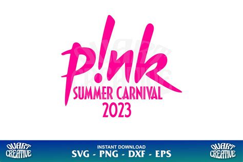 Pink Summer Carnival 2023 SVG - Gravectory