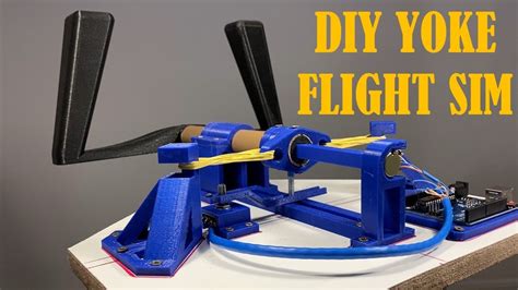 3D Printed DIY Flight Simulator Yoke Using Arduino - Easy Project - YouTube