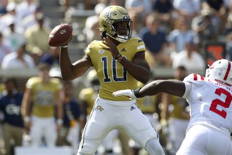 Georgia Tech Quarterback Jeff Sims Enters the Transfer Portal - Sports ...