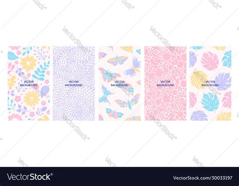 Stories templates for social media Royalty Free Vector Image