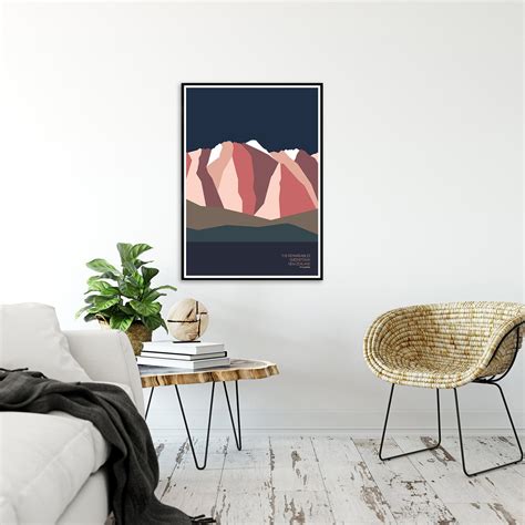 The Remarkables Mountain Range Queenstown New Zealand. Modern - Etsy