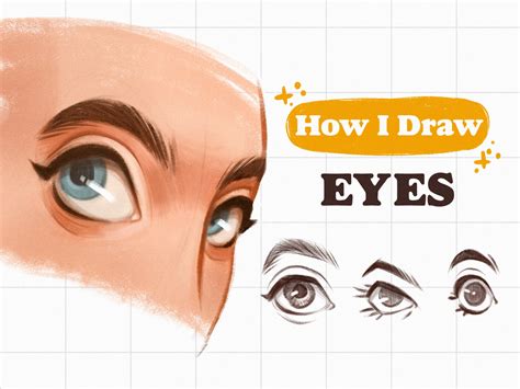 Drawing eyes tutorial - in my YouTube channel by Bobbo Andonova on Dribbble