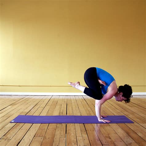 Half Lotus Crow | 25 Amazing Yoga Poses Most People Wouldn't Dream of Trying | POPSUGAR Fitness