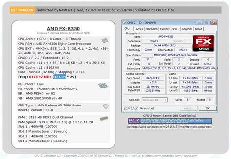 AMD FX-8350 Cracks 8 GHz Frequency Barrier With All Cores Enabled