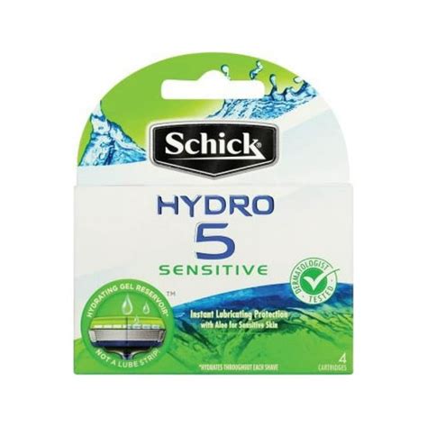 Schick Hydro 5 Sensitive Skin 5-Blade Shave Cartridges, 4 ct - Walmart.com