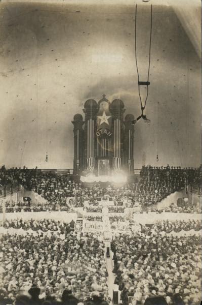 Interior of Mormon Tabernacle Showing Organ Salt Lake City, UT Original ...