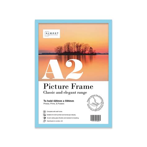 A2 Light Blue Picture Frame Large A2 Poster Frame Photo - Etsy UK