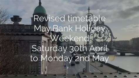 Iarnród Éireann on Twitter: " ️Revised timetable May #BankHoliday ...