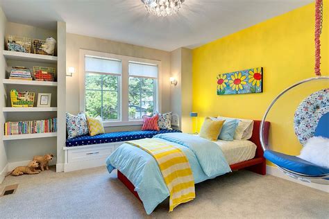 Trendy and Timeless: 20 Kids’ Rooms in Yellow and Blue | Yellow kids rooms, Yellow room, Yellow ...