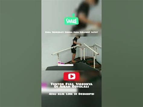 Cara Mengatasi Cidera Ligamen Lutut - YouTube