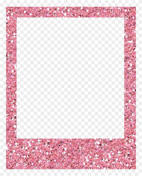 Pink Glitter Frame - Pink Glitter Border Transparent, HD Png Download - 768x960(#769214) - PngFind