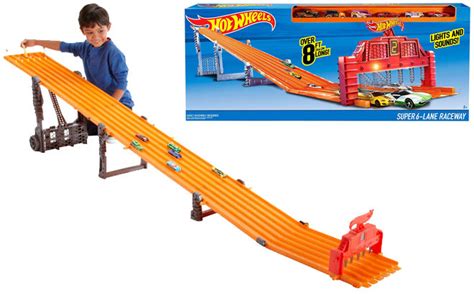 Wow! Hot Wheels Super 6-Lane Raceway JUST $59.99 (Reg $100) + FREE Shipping