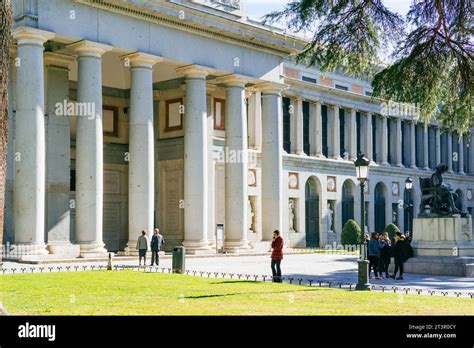 Partial view of the main facade. The Prado Museum - Museo del Prado ...