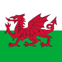 Welsh flag vector - Country flags