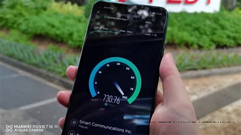 HUAWEI 5G connection Speed Test - YouTube