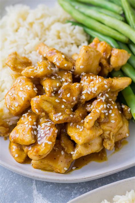 Healthy Orange Chicken | The Clean Eating Couple