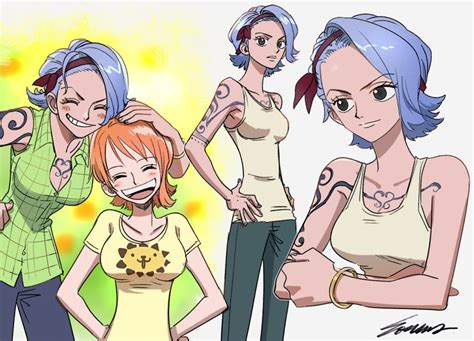 nami and nojiko (one piece) drawn by souma_(soumadian) | Danbooru