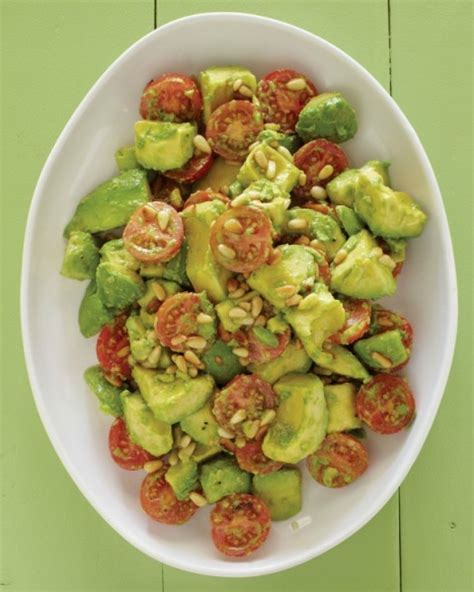 The salad of summer: Avocado, Cherry Tomato, Pine Nut, Lime Vinaigrette ...