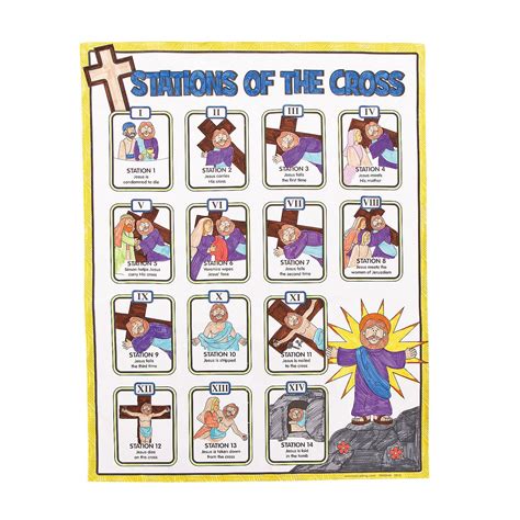 Stations Of The Cross For Kids Printable - Printable Word Searches