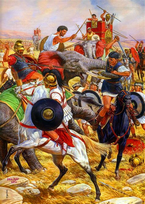 "The battle of Ilipa", Igor Dzis - a battle between the Carthaginians and Romans. | Ancient ...