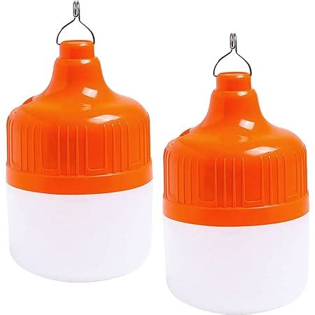 BoloShine 2 Pack Camping Lantern, 500 Lumen LED USB Rechargeable Camping Light 2 Modes Outdoor ...