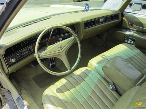 Antique Light Sandalwood Interior 1973 Cadillac Eldorado Convertible Photo #50793090 | GTCarLot.com