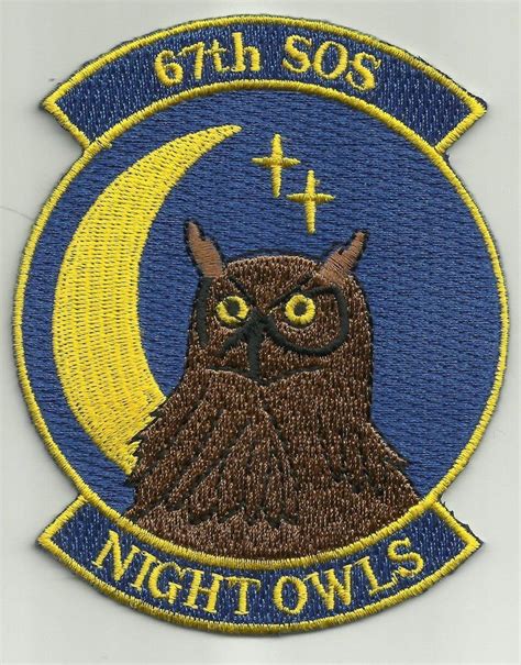 USAF 67th Special Operations Squadron Military Patch - 67th SOS NIGHT OWLS | Special forces ...