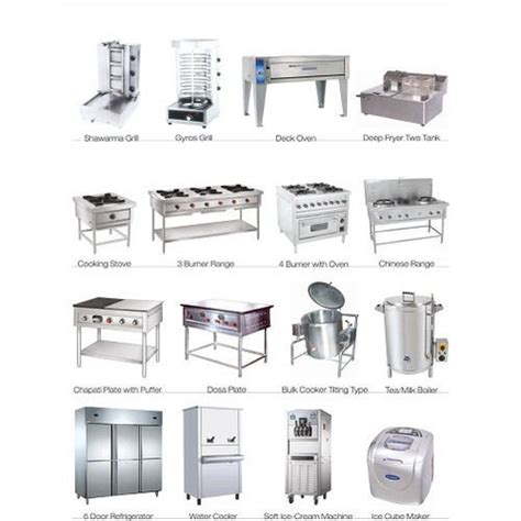 Restaurant Kitchen Equipments | Commercial kitchen design, Restaurant ...