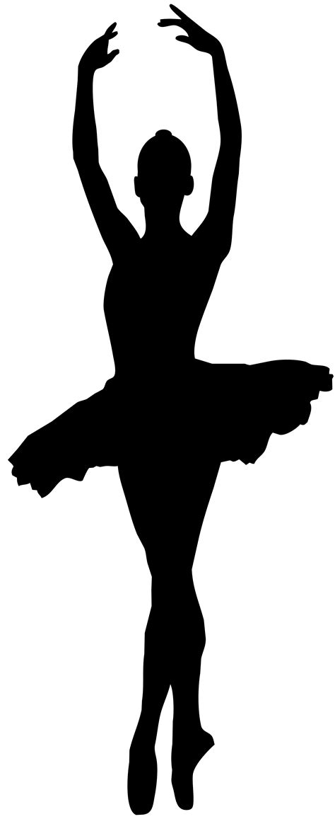 Ballerina Silhouette PNG Clip Art Image | Gallery Yopriceville - High ...