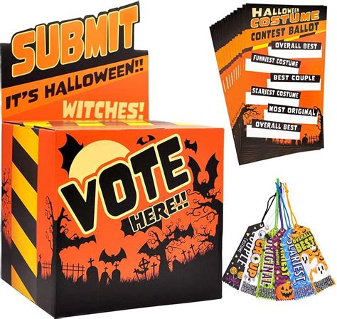 Costume Contest Ballot Box | Costume contest, Halloween costume contest ...