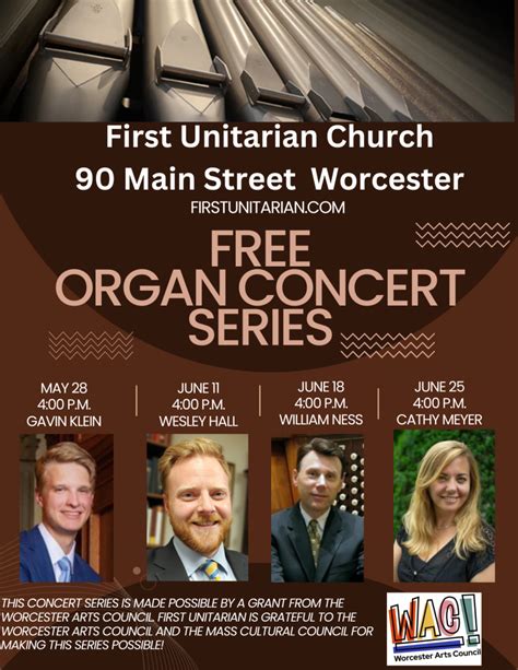 Organ Concert featuring Wesley Hall - Downtown Worcester