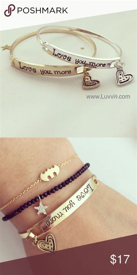 Love you more bracelet | Love you more, Bracelets, Jewelry