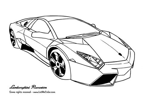 Coloriage Voiture gratuit à imprimer