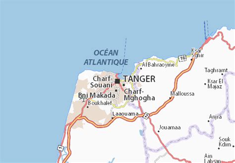 MICHELIN Tangier map - ViaMichelin