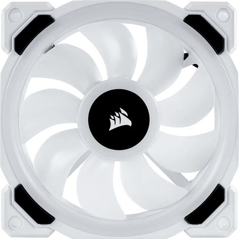 LL120 RGB 120mm Dual Light Loop White RGB LED PWM Fan — Triple Pack with Lighting Node PRO