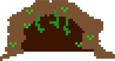 Download Cave Entrance - Cave Entrance Pixel Art - Full Size PNG Image - PNGkit