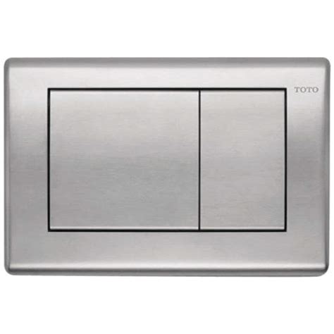 TOTO In-Wall Push Plate for Dual-Flush Toilets in Stainless Steel-YT820#SS - The Home Depot