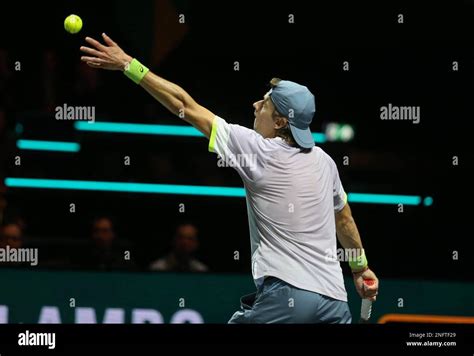 Alex De Minaur of Australia during the ABN Amro Open 2023, ATP 500 tennis tournament on February ...