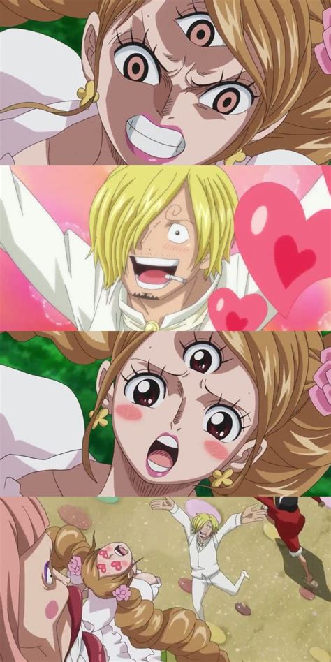 Charlotte Pudding Purin x Sanji Vinsmoke One Piece | One piece drawing, One piece episodes, One ...